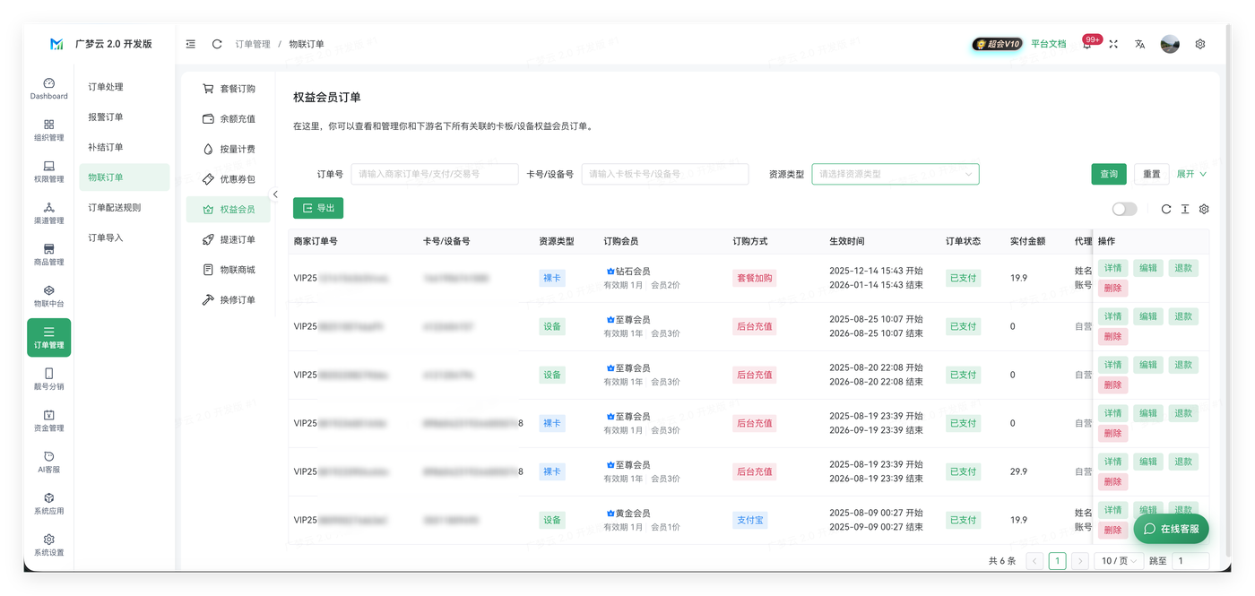 会员方案
